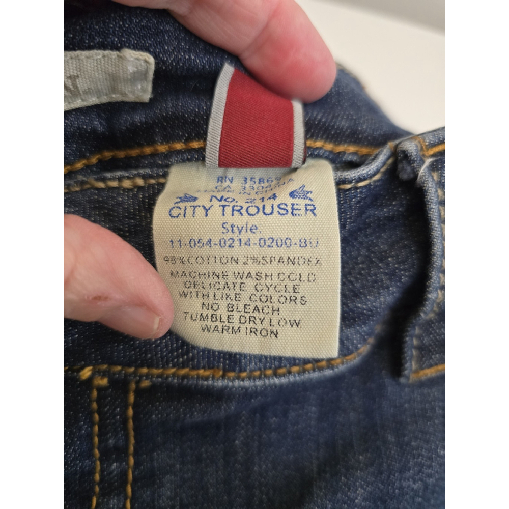 Stetson #214 City Trouser Denim Blue Jeans. Long! Ladies Size 18Long - Picture 12 of 12